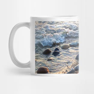 Waves on the Rocky Beach Mug